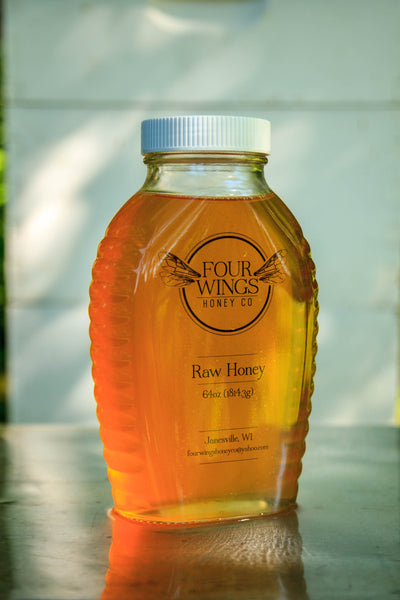 Raw Clover Honey (4lb Glass Jar)